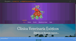 Desktop Screenshot of clinicaexoticos.com